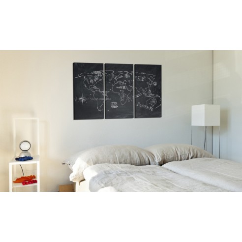 Tablou  Travel broadens the mind  triptych