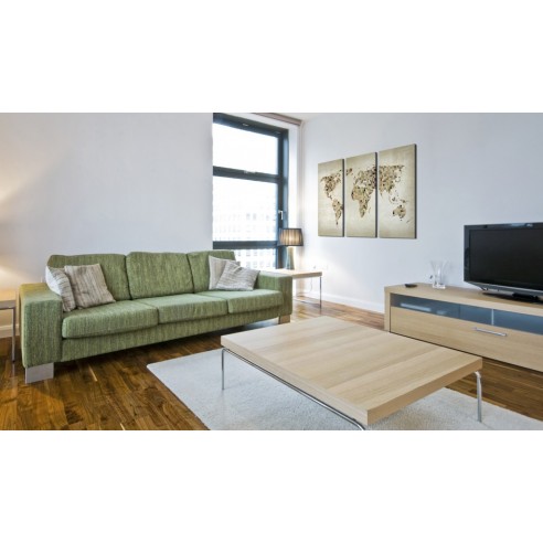 Tablou  Beige shades of the World  triptych