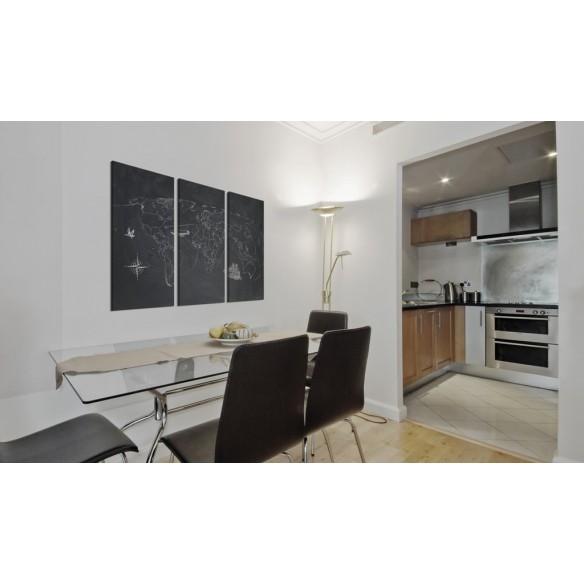 Tablou  Trip around the World  triptych