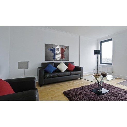 Tablou  Symbols of France  triptych