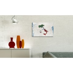Tablou  Map of Italy 2