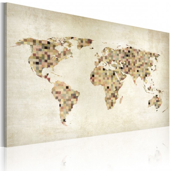 Tablou  Beige shades of the World