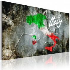 Tablou  Artistic map of Italy