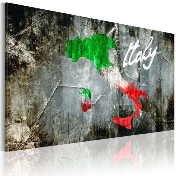 Tablou  Artistic map of Italy