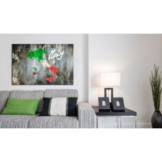 Tablou  Artistic map of Italy 2