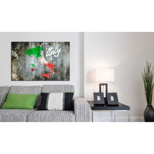 Tablou  Artistic map of Italy