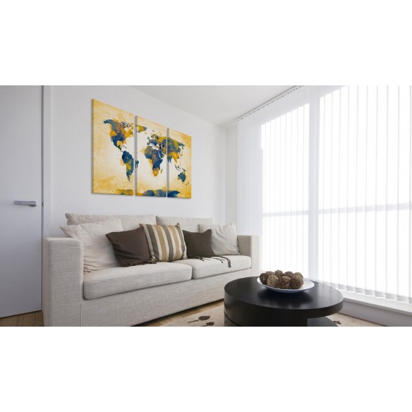 Tablou  Four corners of the World  triptych