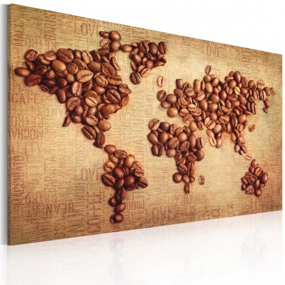 Tablou  Coffee from around the world