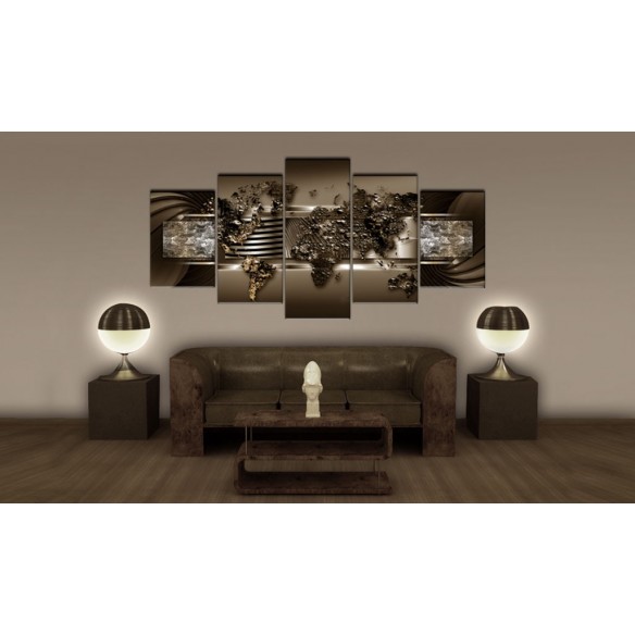 Tablou  Chocolate Map