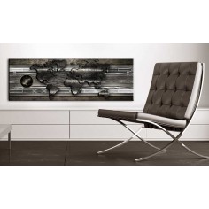 Tablou  Metalic Map 2