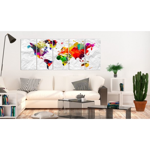 Tablou  World on Paper