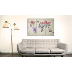 Tablou  Colorful countries  triptych 2