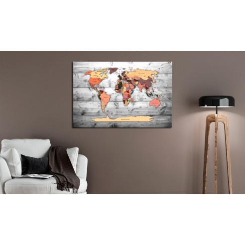 Tablou  World Map New Directions