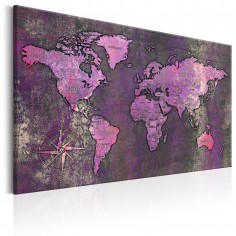 Tablou  Amethyst Map