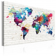 Tablou  Modern Style Walls of the World