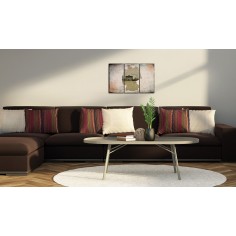 Tablou  map Germany, Brandenburg Gate  triptych 2