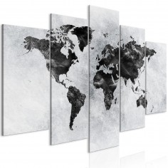 Tablou  Concrete World (5 Parts) Wide