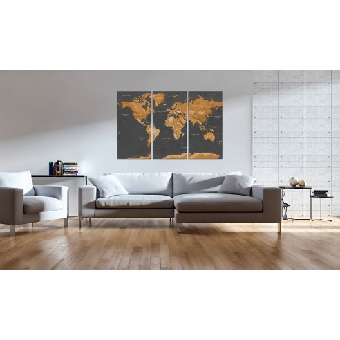 Tablou  World Map Modern Aesthetics
