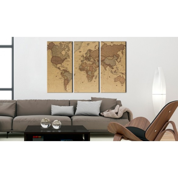 Tablou  Stylish World Map