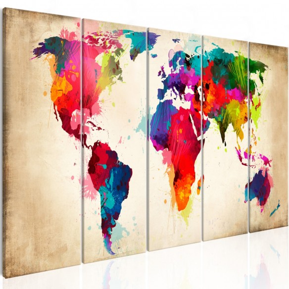 Tablou  Bright Continents