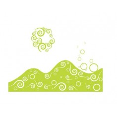Sticker decorativ Colina insorita 2