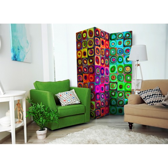 Paravan  Colorful Abstract Art  [Room Dividers]