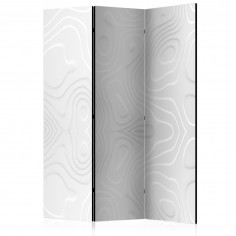 Paravan  Room divider  White waves I
