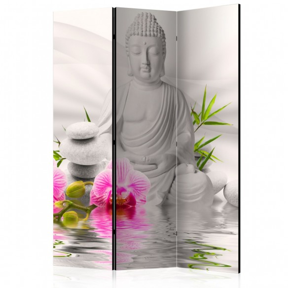 Paravan  Buddha and Orchids [Room Dividers]