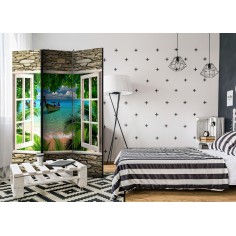 Paravan  Tropical Beach [Room Dividers] 2