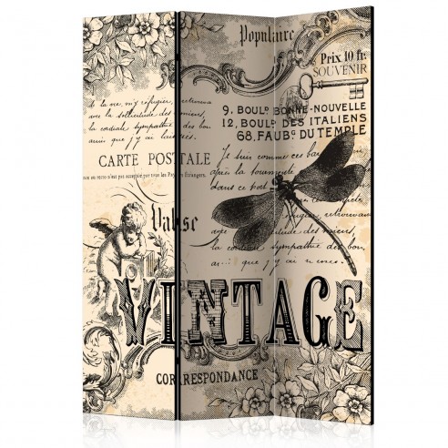 Paravan  Vintage Correspondence [Room Dividers]