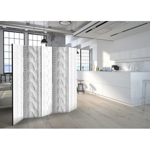 Paravan  White Knit II [Room Dividers]