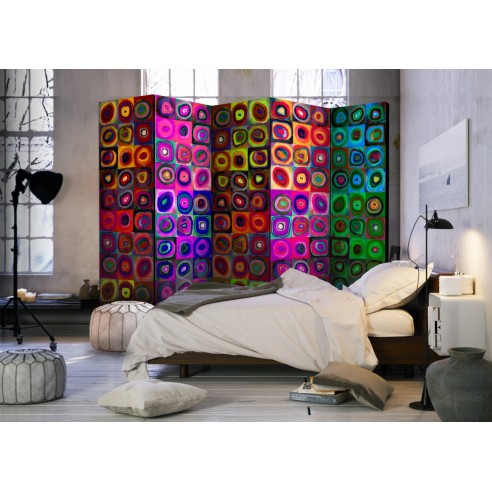Paravan  Colorful Abstract Art II [Room Dividers]