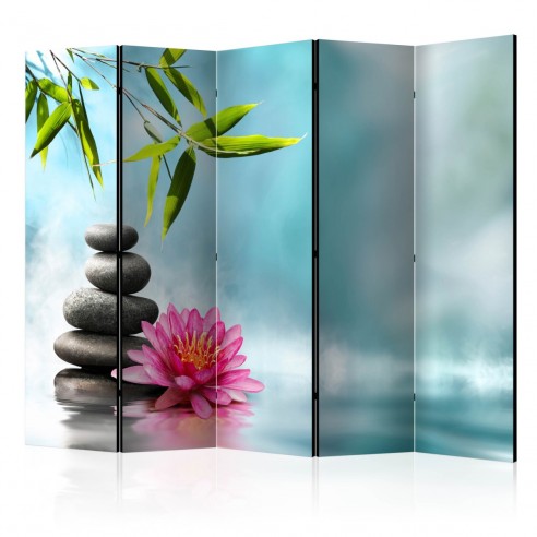 Paravan  Water Lily and Zen Stones II [Room Dividers]