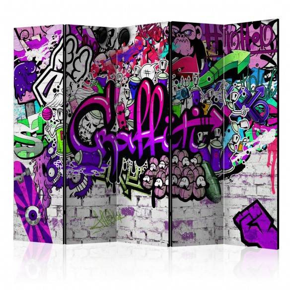 Paravan   Purple Graffiti [Room Dividers]