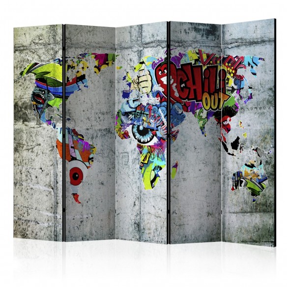 Paravan  Graffiti World [Room Dividers]