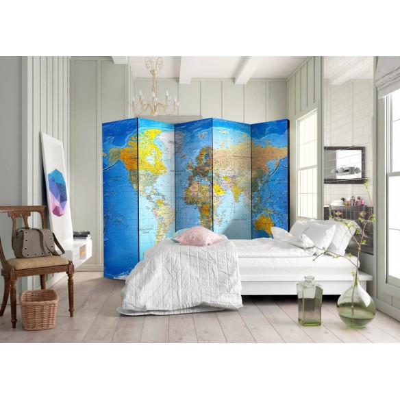 Paravan  World Classic Map  [Room Dividers]