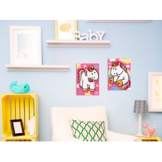 Set pictura pe numere  Unicorns 2