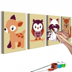 Set pictura pe numere  Forest Animals