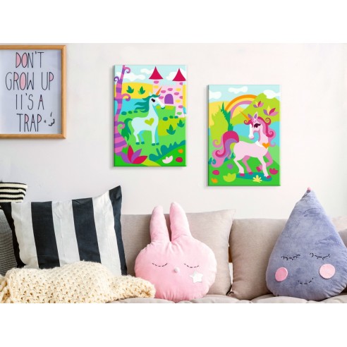 Set pictura pe numere  Fairytale Unicorns