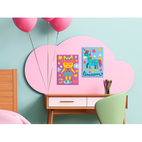 Set pictura pe numere  Rabbit & Unicorn