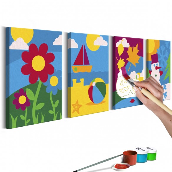 Set pictura pe numere  Four Seasons