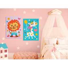 Set pictura pe numere  Lion & Giraffe 2