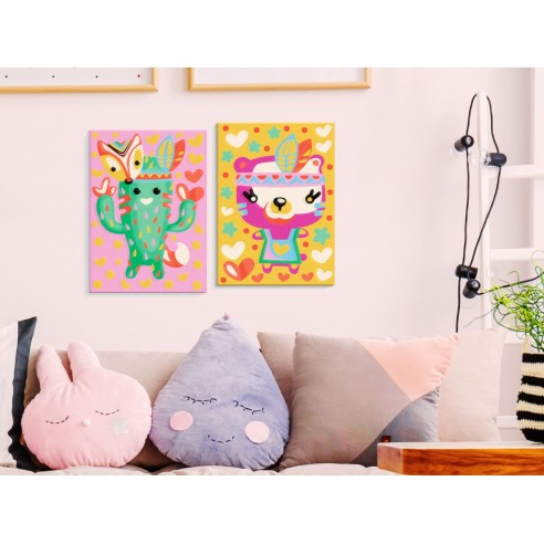 Set pictura pe numere  Cactus & Bear