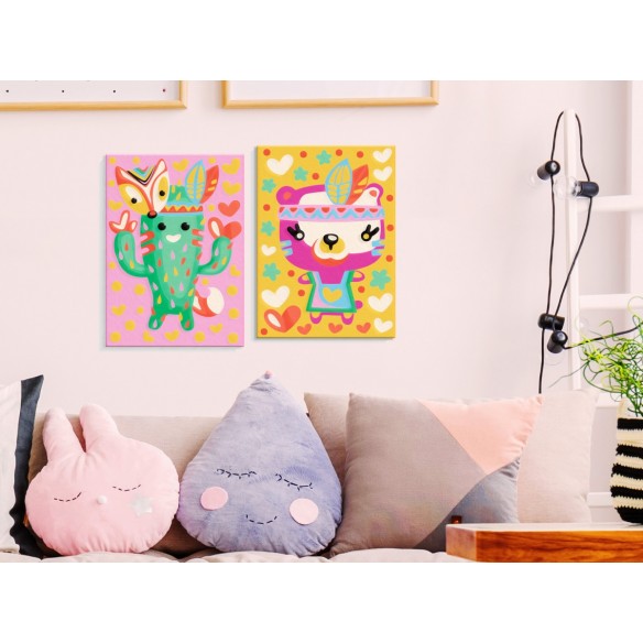 Set pictura pe numere  Cactus & Bear