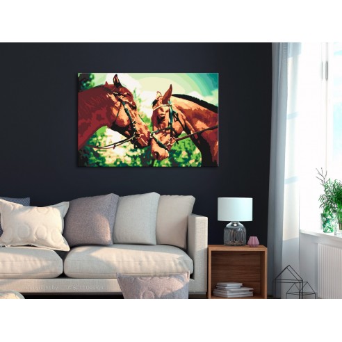 Set pictura pe numere  Two Horses