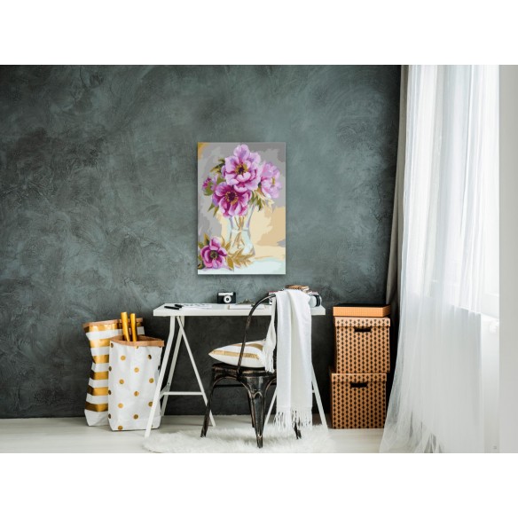 Set pictura pe numere  Flowers In A Vase