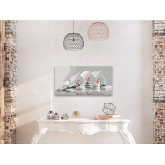 Set pictura pe numere  Orchid (white & grey) 2