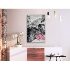 Set pictura pe numere  Venice (A Girl In A Pink Dress) 2