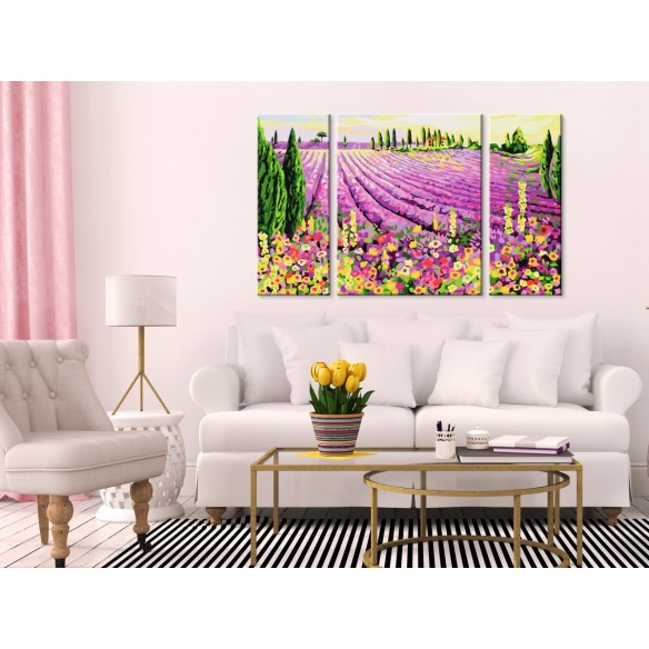 Set pictura pe numere  Lavender Field