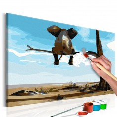 Set pictura pe numere  Elephant In A Tree